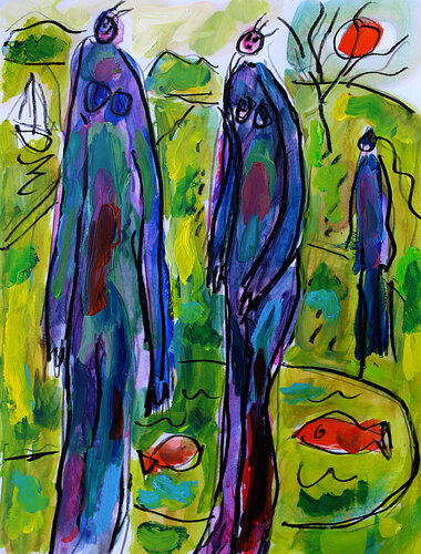 Pisciculture van Jean Mirre, Schilderij te koop op Singulart