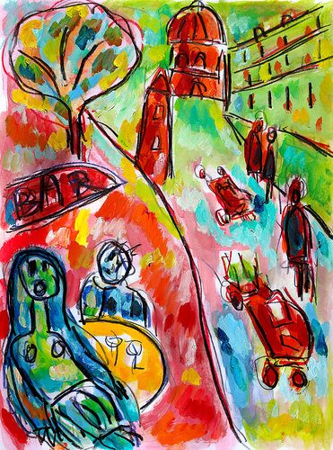exRue d'Angers di Jean Mirre, Pittura in vendita su Singulart