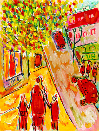 exRue de Lille di Jean Mirre, Pittura in vendita su Singulart