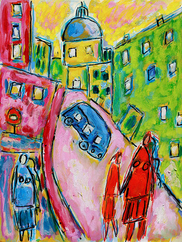 Rue du Havre van Jean Mirre, Schilderij te koop op Singulart