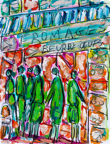 Crémerie von Jean Mirre, Malerei kaufen auf Singulart