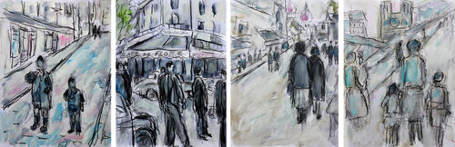 Paris vert-de-gris Jean Mirre