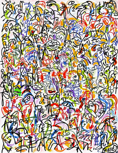 Folk scene di Jean Mirre, Pittura in vendita su Singulart