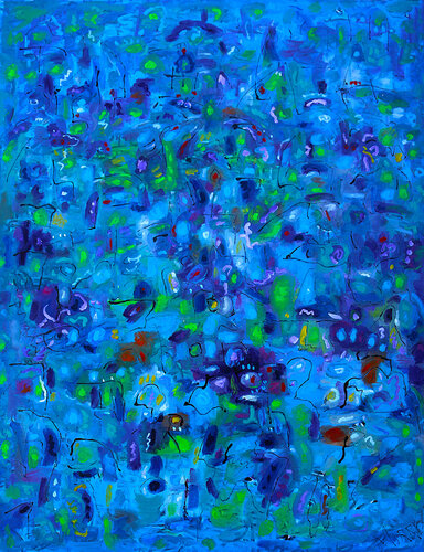 Space of mind par Jean Mirre, Peinture en vente sur Singulart
