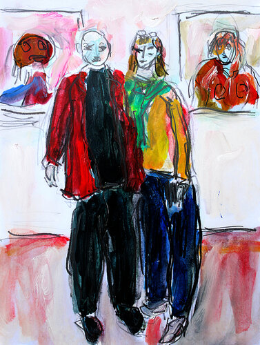 exGaleristes di Jean Mirre, Pittura in vendita su Singulart