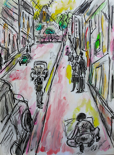 exMoulin de la Galette di Jean Mirre, Pittura in vendita su Singulart