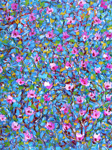 L'espace d'un jardin par Jean Mirre, Peinture en vente sur Singulart