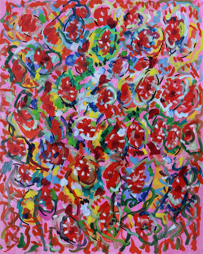 La joie des fleurs van Jean Mirre, Schilderij te koop op Singulart