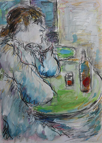 exSuzanne d'après Toulouse-Lautrec par Jean Mirre, Peinture en vente sur Singulart