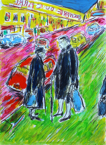 exLes courses di Jean Mirre, Pittura in vendita su Singulart