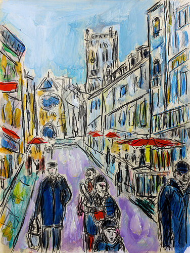 exDieppe par Jean Mirre, Peinture en vente sur Singulart