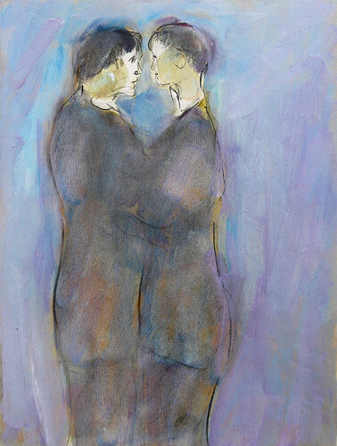 Z'amants by Jean Mirre, Painting for Sale on Singulart