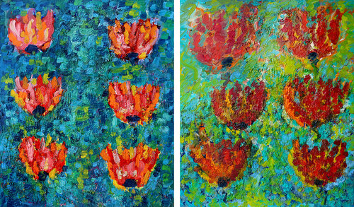 Souvent et Corail von Jean Mirre, Malerei kaufen auf Singulart