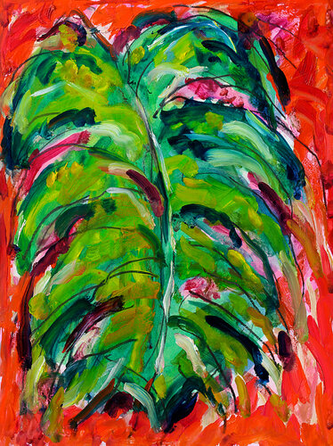 Grande feuille von Jean Mirre, Malerei kaufen auf Singulart