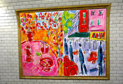 Happy table + Flore di Jean Mirre, Pittura in vendita su Singulart