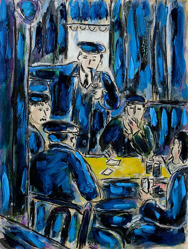 exBelote di Jean Mirre, Pittura in vendita su Singulart