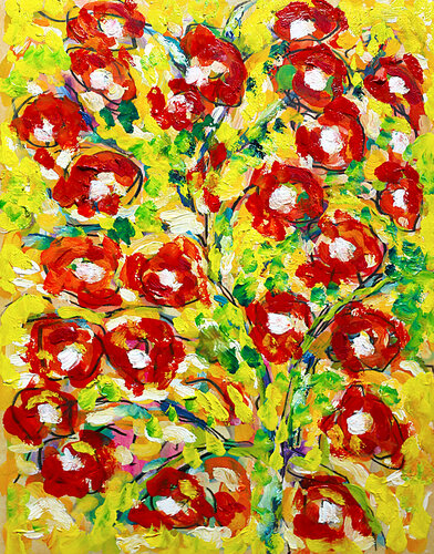 Charpente florale di Jean Mirre, Pittura in vendita su Singulart