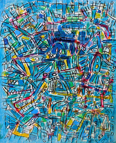 Métro aérien de Jean Mirre, Pintura a la venta en Singulart