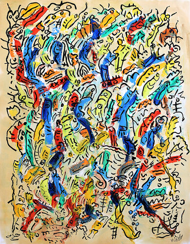 I'M ONLY SLEEPING (THE BEATLES) von Jean Mirre, Malerei kaufen auf Singulart