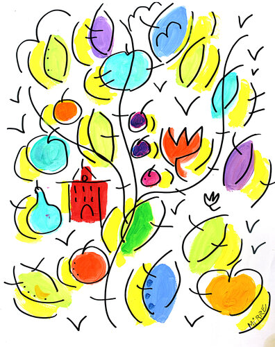 Tutti frutti van Jean Mirre, Schilderij te koop op Singulart