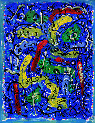 Greetings van Jean Mirre, Schilderij te koop op Singulart