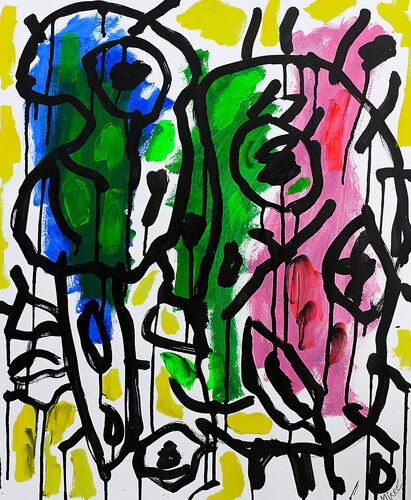 Conjugal par Jean Mirre, Peinture en vente sur Singulart