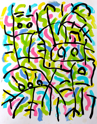 exDiatribe par Jean Mirre, Peinture en vente sur Singulart