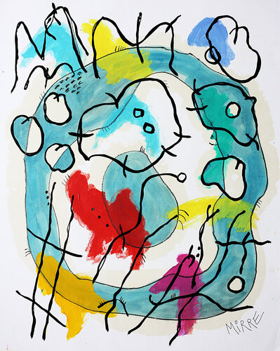 Modern Lascaux par Jean Mirre, Peinture en vente sur Singulart