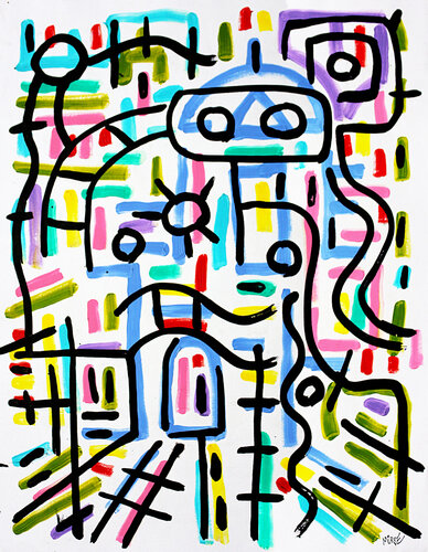 Narthex par Jean Mirre, Peinture en vente sur Singulart