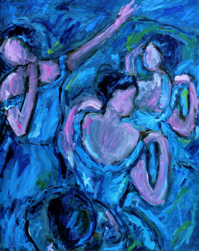 Abstract  Degas van Jean Mirre, Schilderij te koop op Singulart
