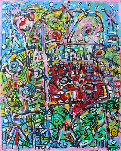 Equinoxe van Jean Mirre, Schilderij te koop op Singulart