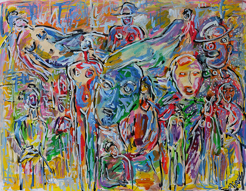 Modern Democracy de Jean Mirre, Pintura a la venta en Singulart