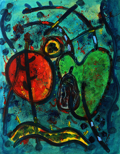 exSolstice van Jean Mirre, Schilderij te koop op Singulart