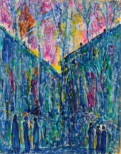 exRêves de filles van Jean Mirre, Schilderij te koop op Singulart
