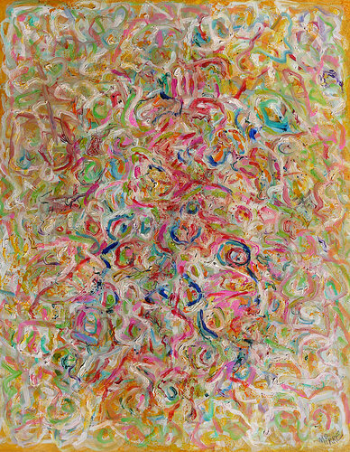 exLe pouvoir des lignes van Jean Mirre, Schilderij te koop op Singulart