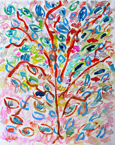 exMilk Wood van Jean Mirre, Schilderij te koop op Singulart