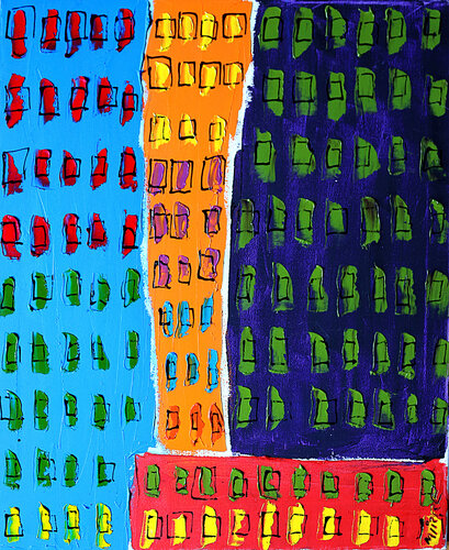 exFlats van Jean Mirre, Schilderij te koop op Singulart