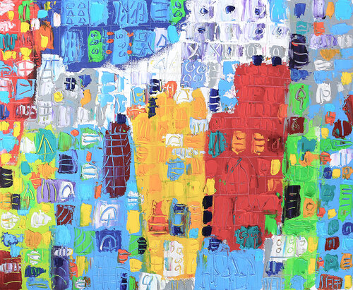 Agora van Jean Mirre, Schilderij te koop op Singulart