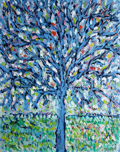 La force de l'arbre van Jean Mirre, Schilderij te koop op Singulart