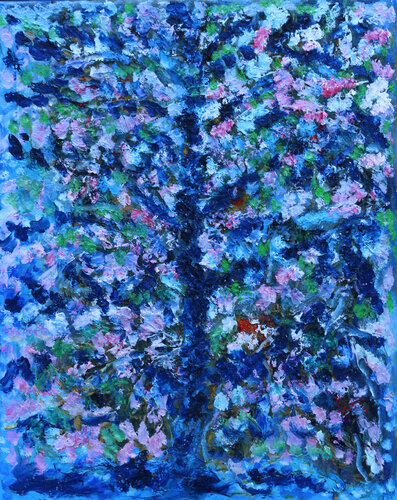 Sapin satin by Jean Mirre, Painting for Sale on Singulart