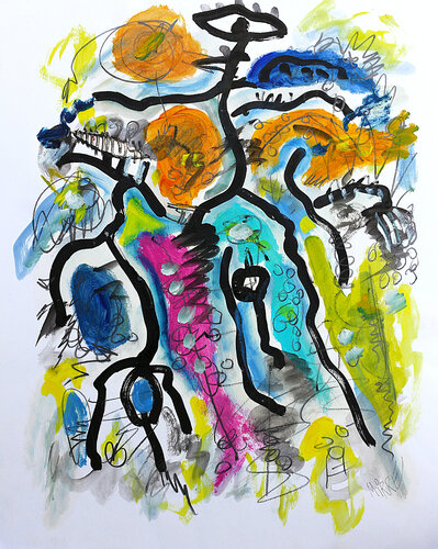 Incrédule di Jean Mirre, Pittura in vendita su Singulart