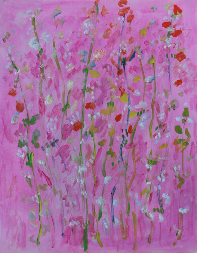 Pink Spring van Jean Mirre, Schilderij te koop op Singulart