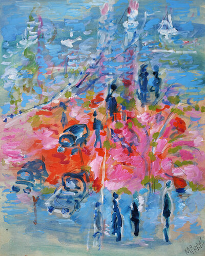 Coast to coast van Jean Mirre, Schilderij te koop op Singulart