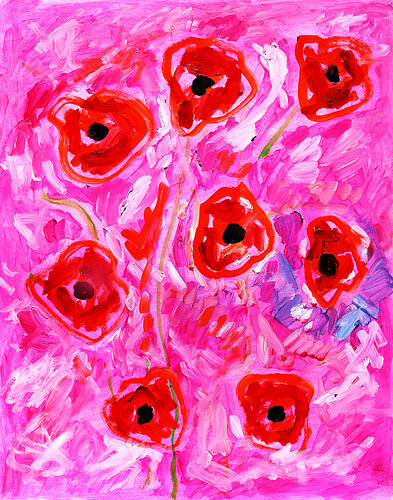 Œillets roses von Jean Mirre, Malerei kaufen auf Singulart