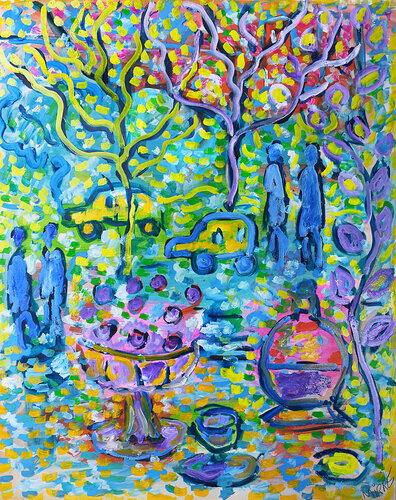 Printemps parisien by Jean Mirre, Painting for Sale on Singulart