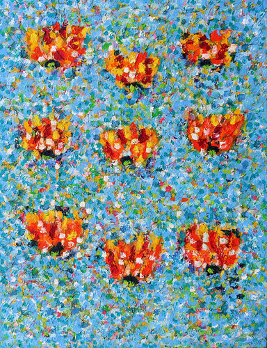 Allons voir si la rose van Jean Mirre, Schilderij te koop op Singulart