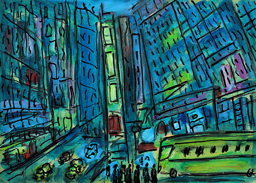 City lights Jean Mirre