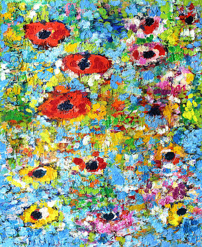 Œillets by Jean Mirre, Painting for Sale on Singulart