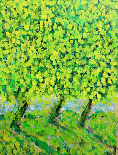 Frontière by Jean Mirre, Painting for Sale on Singulart