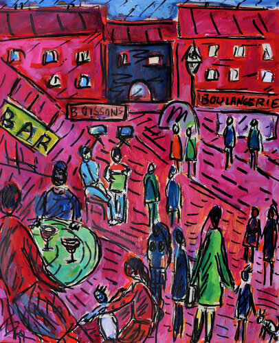 Simple life by Jean Mirre, Painting for Sale on Singulart